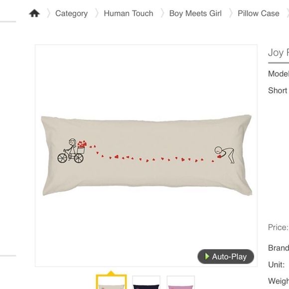 Adorable Love Long Pillow Case - Picture 2 of 10